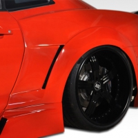 Duraflex 2010-2015 Chevrolet Camaro Circuit Wide Body Rear Fender Flares – 2 Piece