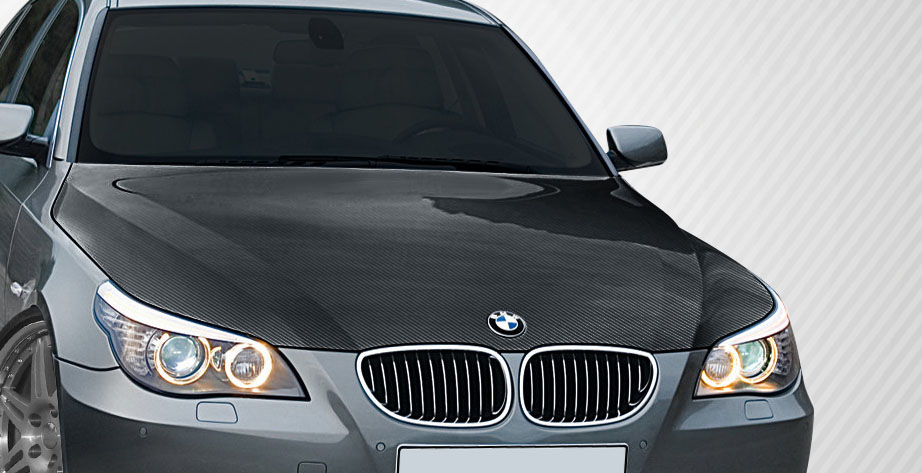 Duraflex 2004-2010 BMW 5 Series E60 4DR Carbon Creations OEM Look Hood – 1 Piece