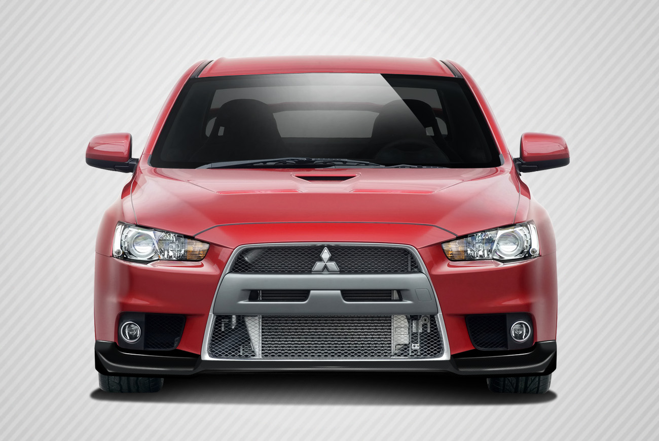Duraflex 2008-2015 Mitsubishi Lancer Evolution 10 Carbon Creations VR-S Front Lip Under Spoiler Air Dam – 1 Piece