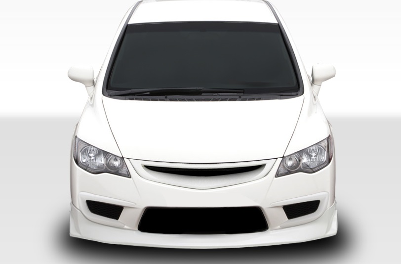 Duraflex 2006-2011 Honda Civic 4DR JDM Type JS Type R Conversion Front Lip ...