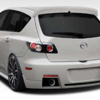 Duraflex 2004-2009 Mazda 3 HB X-Sport Rear Bumper Cover – 1 Piece (S)