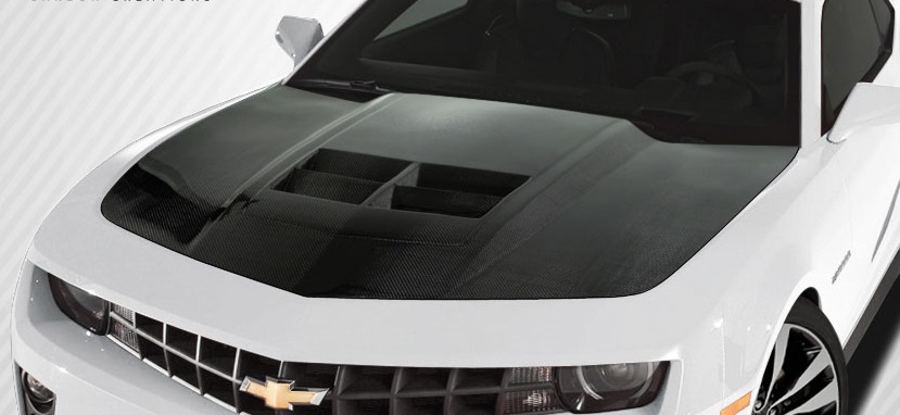 Duraflex 2010-2015 Chevrolet Camaro Carbon Creations ZL1 Look Hood – 1 Piece