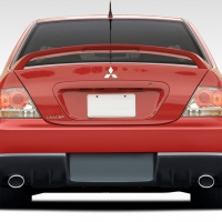 Duraflex 2004-2007 Mitsubishi Lancer Evo X Look Rear Bumper Cover – 1 Piece (S)