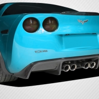 Duraflex 2005-2013 Chevrolet Corvette C6 Carbon Creations GT500 Rear Diffuser – 1 Piece