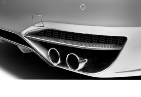 Duraflex 2011-2016 BMW 5 Series F10 4DR Carbon AF-3 Rear Add Ons Spat Extensions ( CFP ) – 2 Piece (S)
