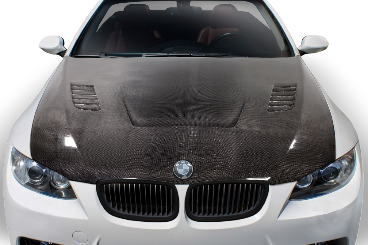 Duraflex 2007-2010 BMW 3 Series E92 2dr E93 Convertible Carbon AF-1 Hood ( CFP ) – 1 Piece