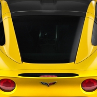 Duraflex 2005-2013 Chevrolet Corvette C6 Stingray Look Roof Window Rail Halo Kit – 3 Piece