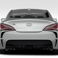 Duraflex 2010-2016 Hyundai Genesis Coupe 2DR VG-R Rear Bumper Cover – 1 Piece