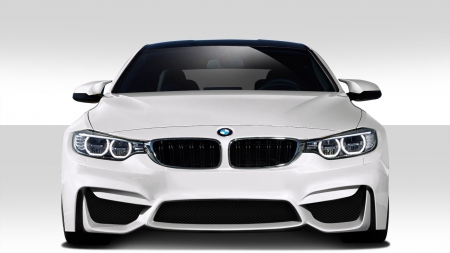 Duraflex 2014-2020 BMW 4 Series F32 M4 Look Front Bumper Cover – 1 Piece