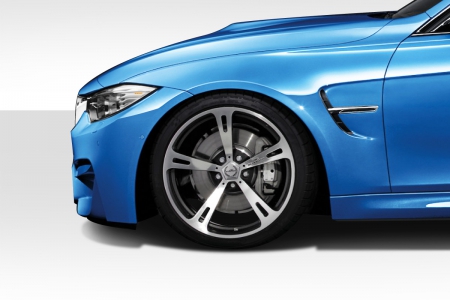 Duraflex 2012-2018 BMW 3 Series F30 M3 Look Front Fenders – 4 Piece