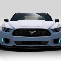 Duraflex 2015-2017 Ford Mustang Grid Front Bumper Cover – 1 Piece