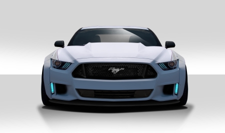 Duraflex 2015-2017 Ford Mustang Grid Front Bumper Cover – 1 Piece
