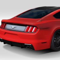 Duraflex 2015-2017 Ford Mustang Grid Rear Bumper Cover – 1 Piece