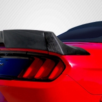 Duraflex 2015-2020 Ford Mustang Convertible Carbon Creations Grid Rear Wing Spoiler – 3 Piece