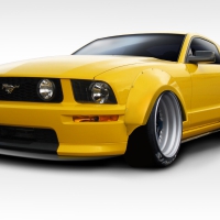 Duraflex 2005-2009 Ford Mustang Circuit Wide Body 75MM Fender Flares – 4 Piece