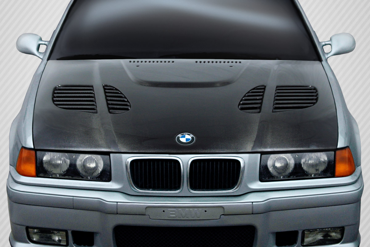 Duraflex 1992-1998 BMW 3 Series M3 E36 4DR Carbon Creations DriTech GTR Hood – 1 Piece