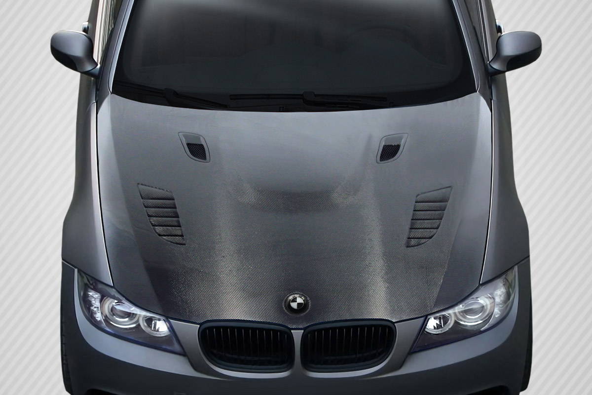 Duraflex 2009-2011 BMW 3 Series E90 4DR Carbon Creations DriTech AF1 Hood – 1 Piece
