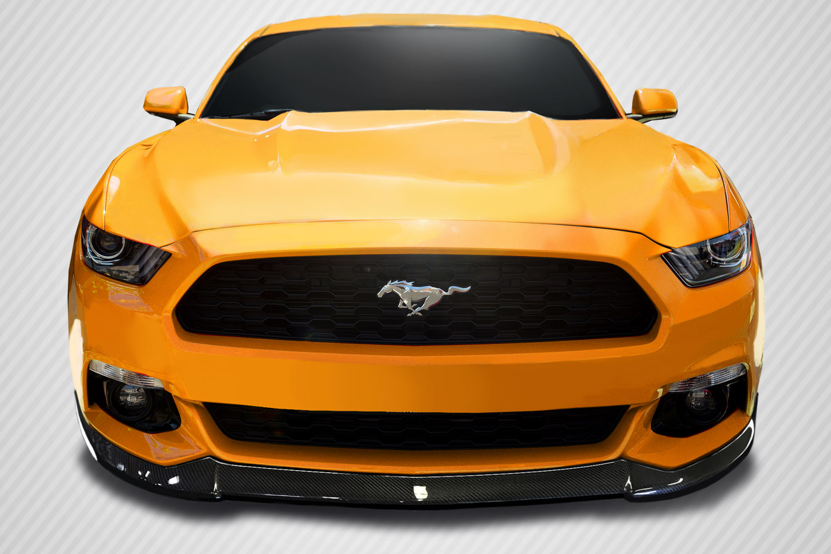 Duraflex 2015-2017 Ford Mustang Carbon Creations CVX Front Lip Spoiler – 1 Piece