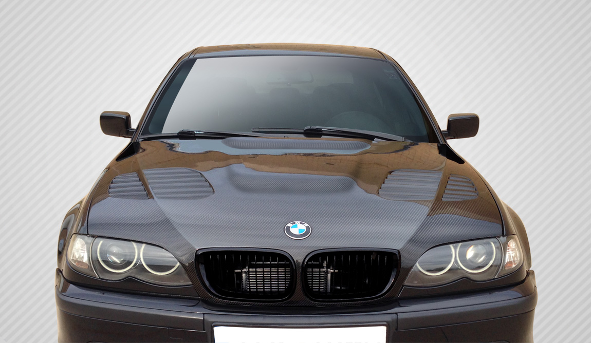 Duraflex 2002-2005 BMW 3 Series E46 4DR Carbon Creations DriTech GTR Hood – 1 Piece