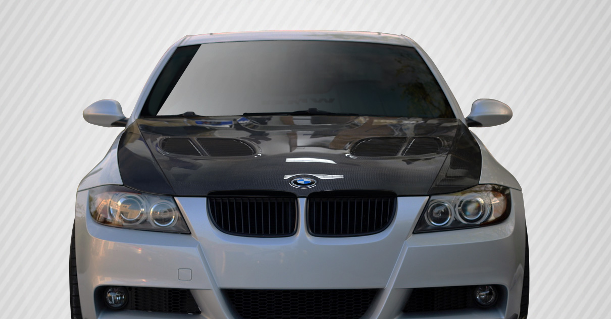Duraflex 2006-2008 BMW 3 Series E90 4DR Carbon Creations DriTech GTR 2 Hood – 1 Piece