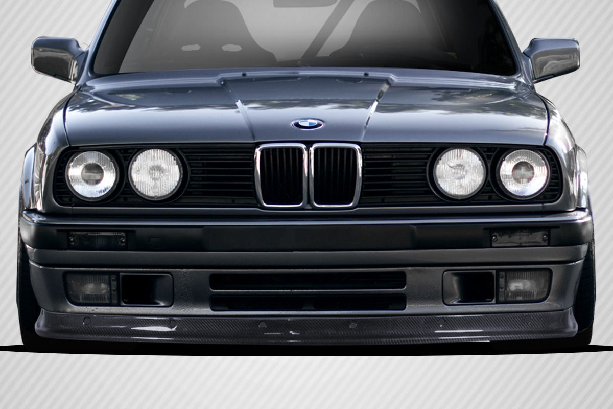 Duraflex 1984-1991 BMW 3 Series E30 Carbon Creations DriTech TKO Front Lip – 1 Piece (S)