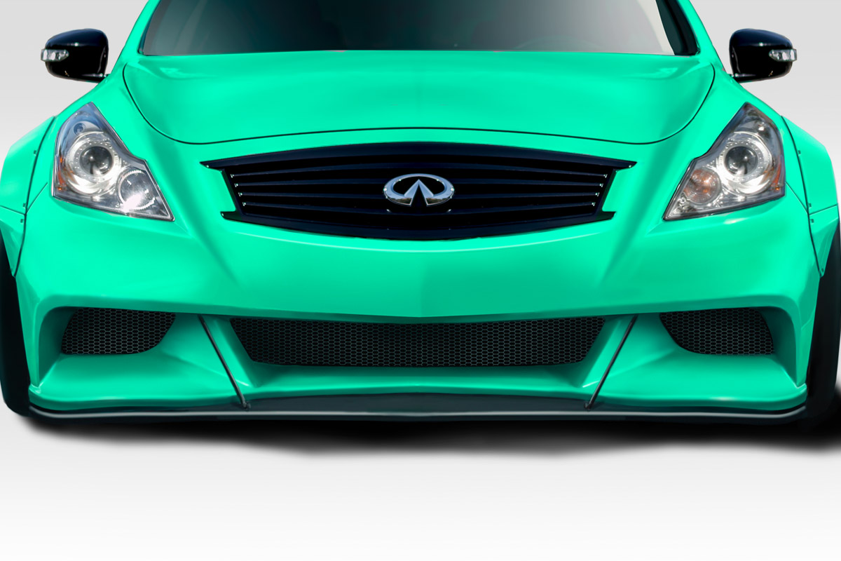 Duraflex 2008-2015 Infiniti G Coupe G37 Q60 Carbon Creations Chronos Front Lip Spoiler – 3 Piece
