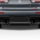 Duraflex 2003-2006 Mitsubishi Lancer Evolution 8 9 VT-X Wide Body Rear Lip Under Spoiler Air Dam with Diffuser – 1 Piece