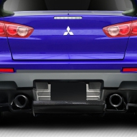Duraflex 2008-2015 Mitsubishi Lancer Evolution 10 Carbon Creations VR-S Rear Diffuser – 1 Piece