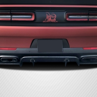 Duraflex 2015-2020 Dodge Challenger Carbon Creations Circuit Rear Diffuser – 3 Piece