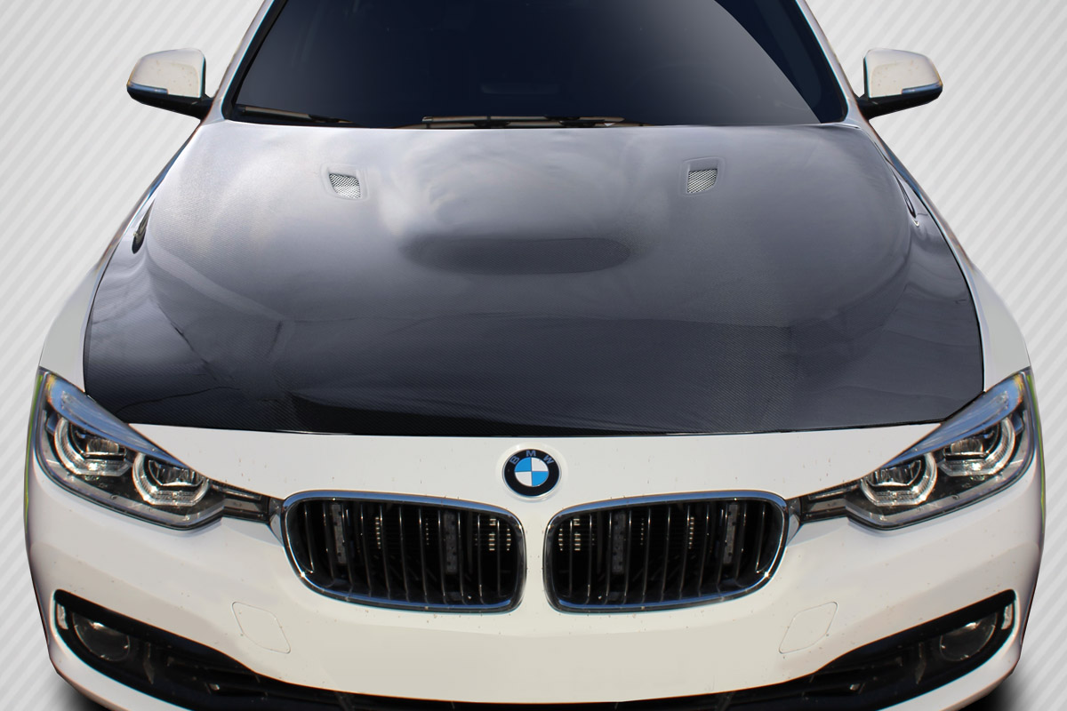 Duraflex 2012-2018 BMW 3 Series F30 / 2014-2020 4 Series F32 Carbon Creations M3 Style Hood – 1 Piece