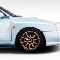 Duraflex 2002-2003 Subaru Impreza WRX STI 4DR WRC Look Wide Body Front Fenders – 2 Piece