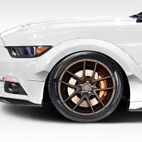 Duraflex 2015-2017 Ford Mustang KT Wide Body Front Fender Flares – 2 Piece
