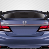 Duraflex 2006-2015 Honda Civic 4DR Sedan Carbon Creations Type R Look Rear Wing Spoiler – 1 Piece
