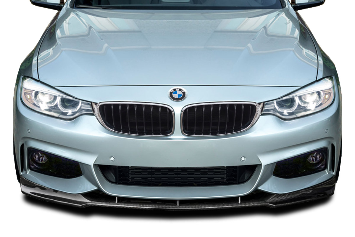 Duraflex 2014-2020 BMW 4 Series M-Sport F32 Carbon AF-1 Front Add On Lip Under Spoiler ( CFP ) – 1 Piece