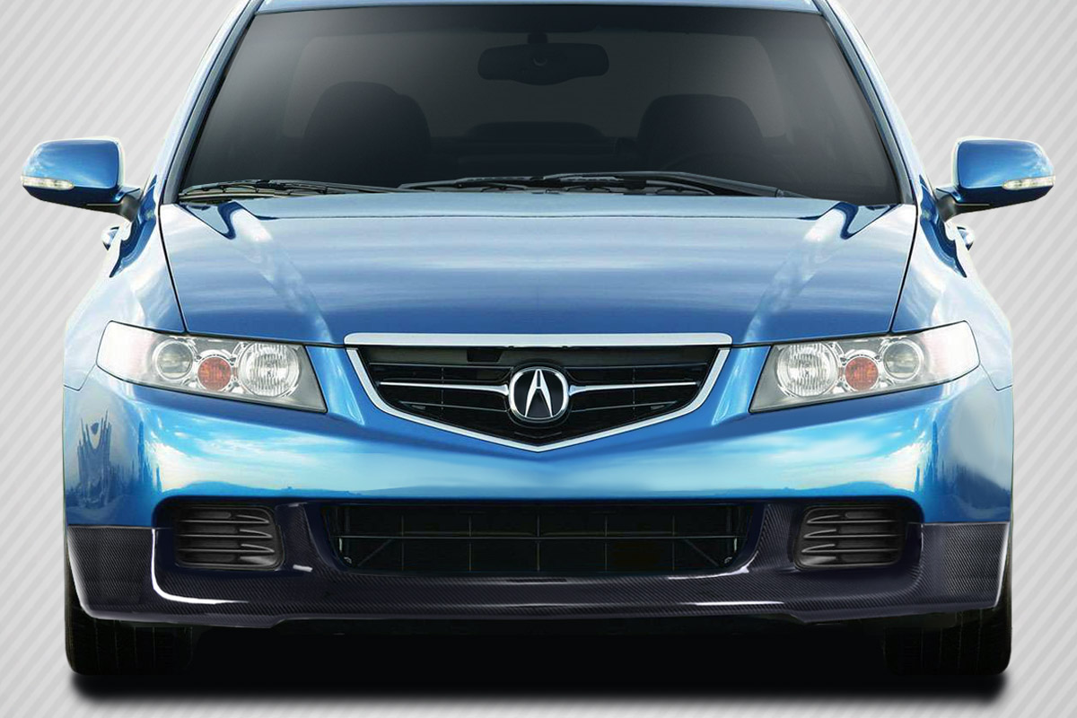 Duraflex 2004-2005 Acura TSX Carbon Creations J-Spec Front Lip Under Spoiler Air Dam – 1 Piece