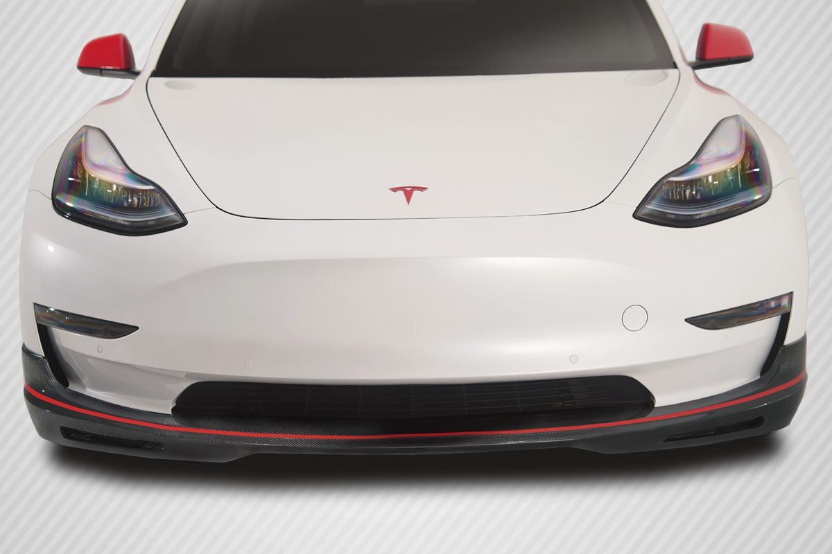 Duraflex 2012-2016 Tesla Model S UTech Front Lip Spoiler – 1 Piece