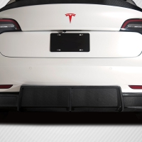 Duraflex 2018-2020 Tesla Model 3 Carbon Creations GT Concept Rear Diffuser – 1 Piece