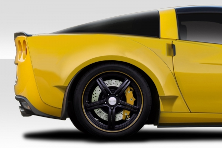Duraflex 2005-2013 Chevrolet Corvette C6 D Sport Rear Fender Flares – 2 Piece