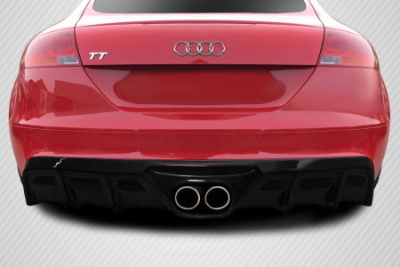 Duraflex 2008-2015 Audi TT 8J Carbon Creations TKR Rear Diffuser – 1 Piece ( S-line models only )