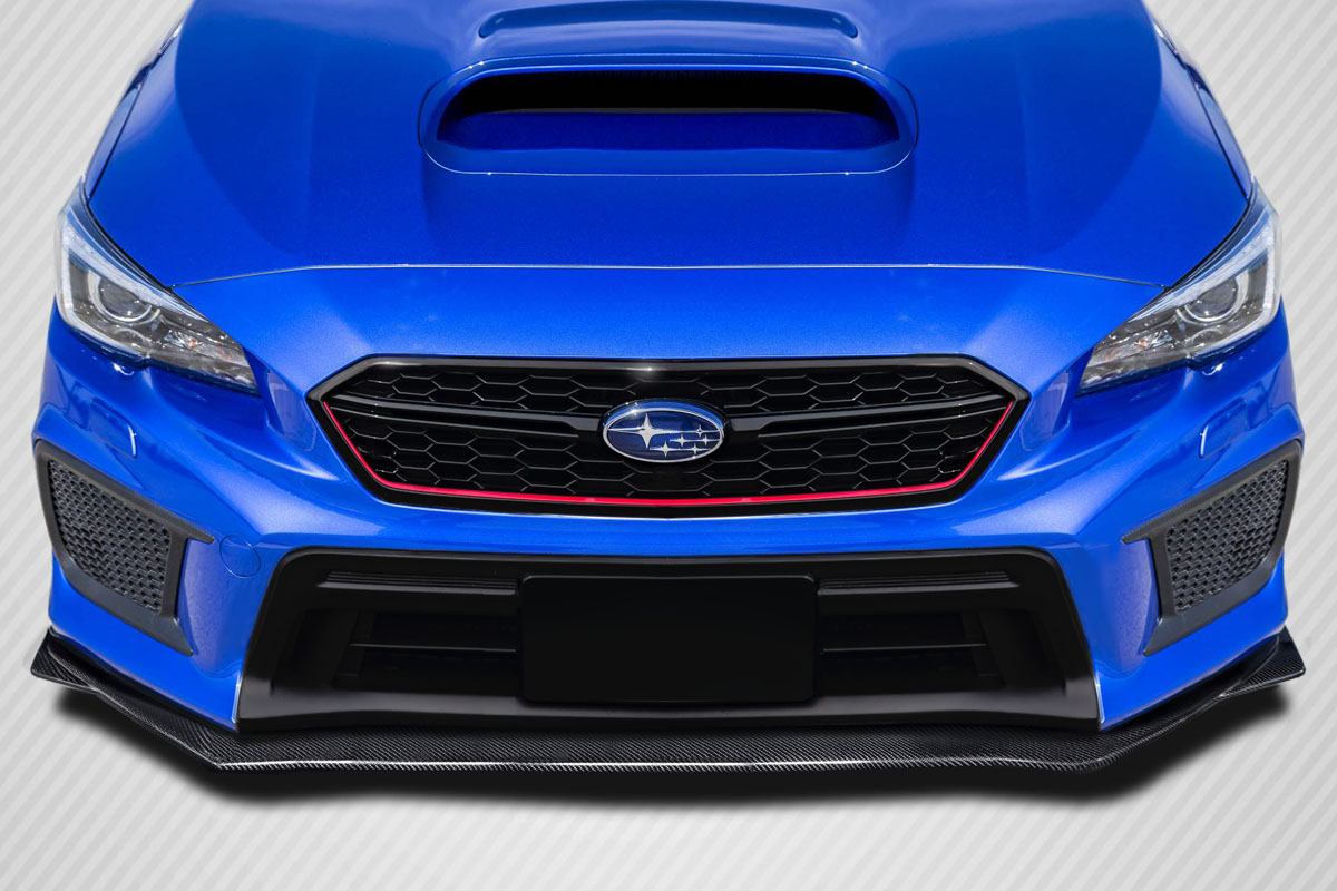 Duraflex 2018-2020 Subaru WRX STI Carbon Creations V Limited Look Front Lip Splitter – 1 Piece