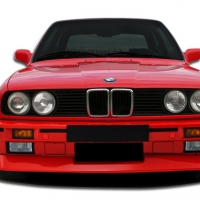 Duraflex 1984-1991 BMW 3 Series E30 2DR 4DR Evo Look Front Bumper Cover – 1 Piece