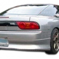 Duraflex 1989-1994 Nissan 240SX S13 HB V-Speed Rear Bumper Cover – 1 Piece