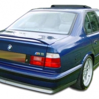Duraflex 1989-1995 BMW 5 Series E34 4DR M5 Look Rear Bumper Cover – 1 Piece