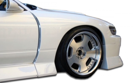 Duraflex 1989-1994 Nissan Silvia S13 B-Sport Wide Body Front Fenders – 2 Piece