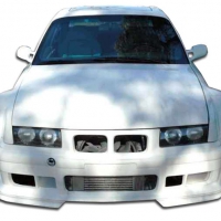 Duraflex 1992-1998 BMW 3 Series M3 E36 2DR GT500 Wide Body Front Bumper Cover – 1 Piece