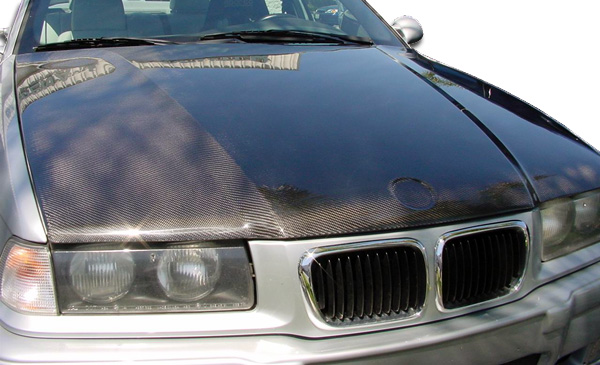 Duraflex 1992-1998 BMW 3 Series M3 E36 2DR Convertible Carbon Creations OEM Look Hood – 1 Piece
