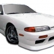 Duraflex 1995-1996 Nissan 240SX S14 Type U Front Bumper Cover – 1 Piece