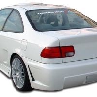 Duraflex 1996-2000 Honda Civic 2dr / 4DR B-2 Rear Bumper Cover – 1 Piece