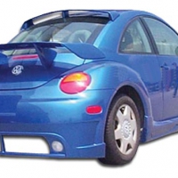 Duraflex 1998-2005 Volkswagen Beetle JDM Buddy Rear Bumper Cover – 1 Piece