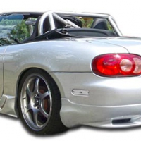 Duraflex 1999-2005 Mazda Miata Wizdom Rear Lip Under Spoiler Air Dam – 1 Piece
